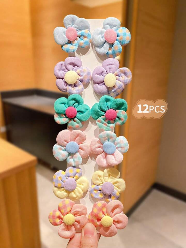 Girl Flower Hairclips