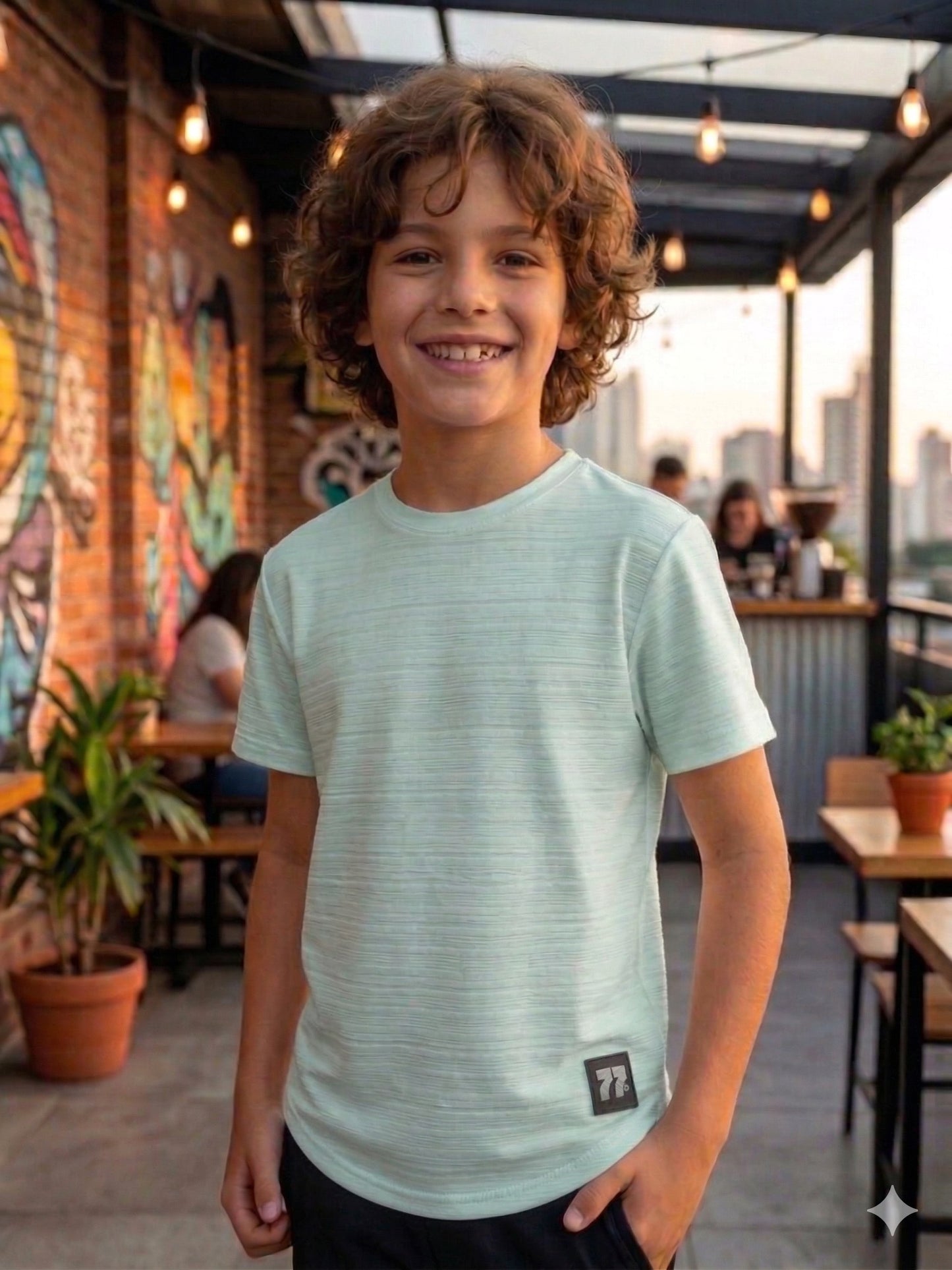 Boys Essential Textured T-Shirt