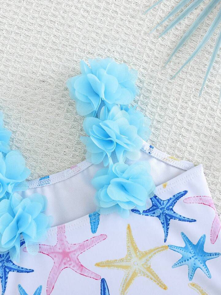 Girl Ruffle One-Piece Swimwear