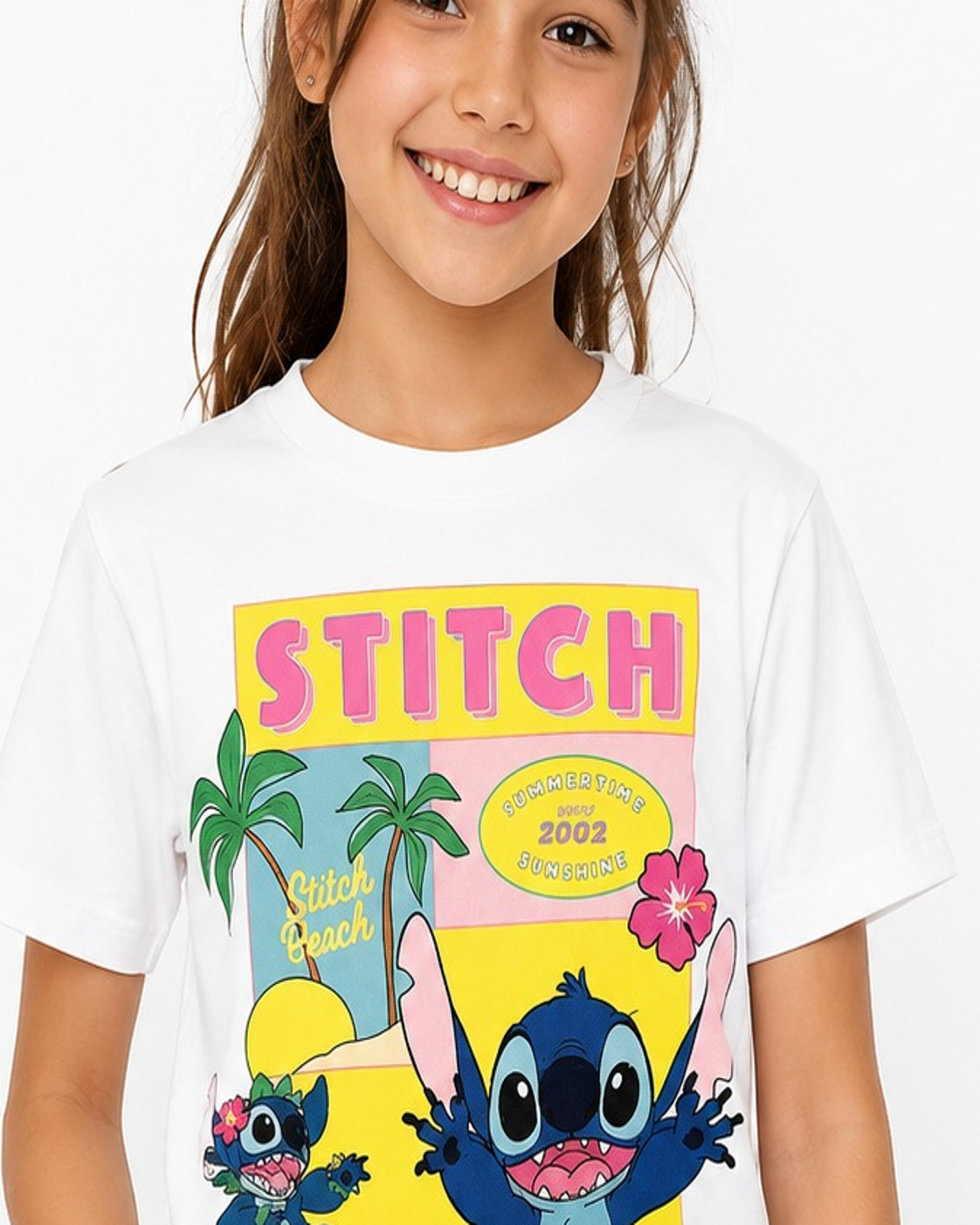 Girls Stitch colourful T-Shirt