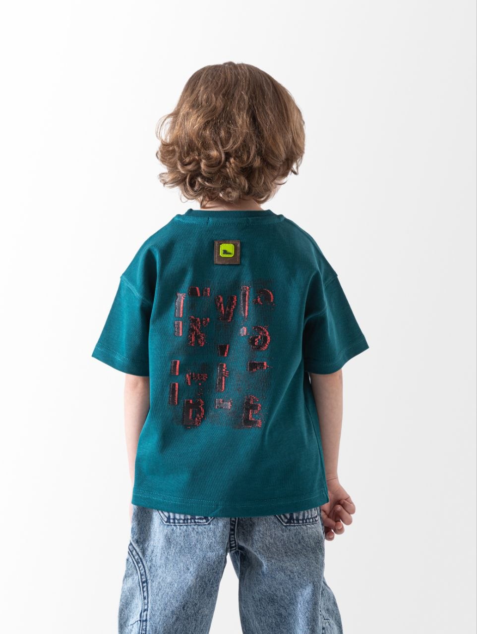 Boys' cotton graphic T-shirt