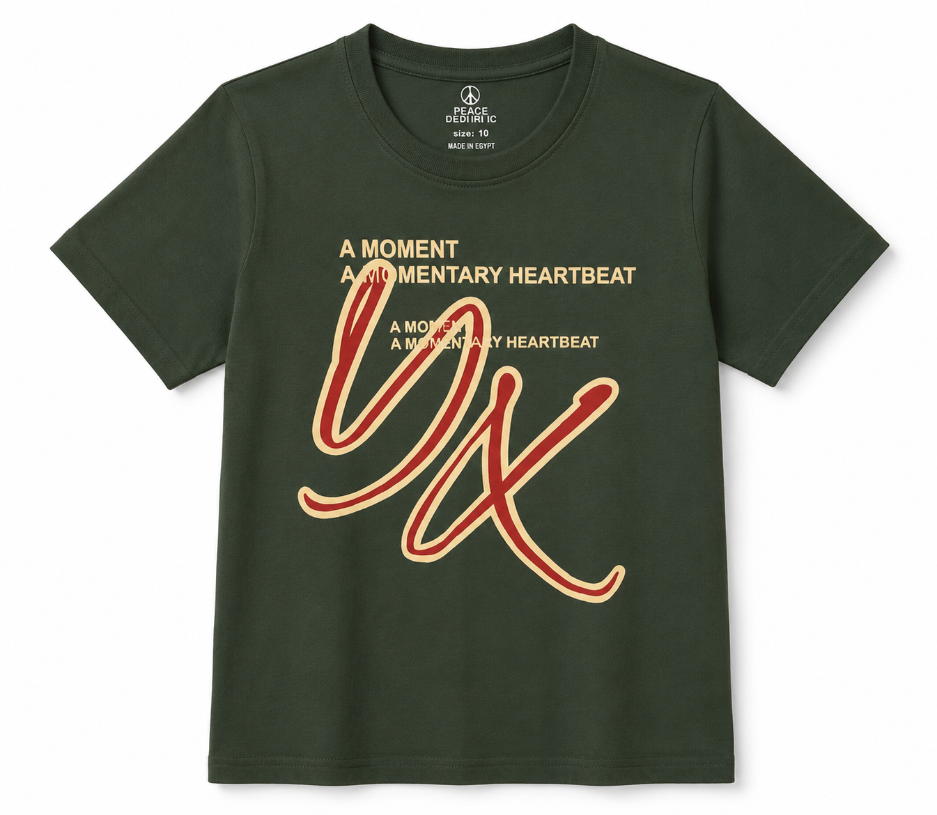 Boys Statement Graphic T-Shirt  Dark Oli