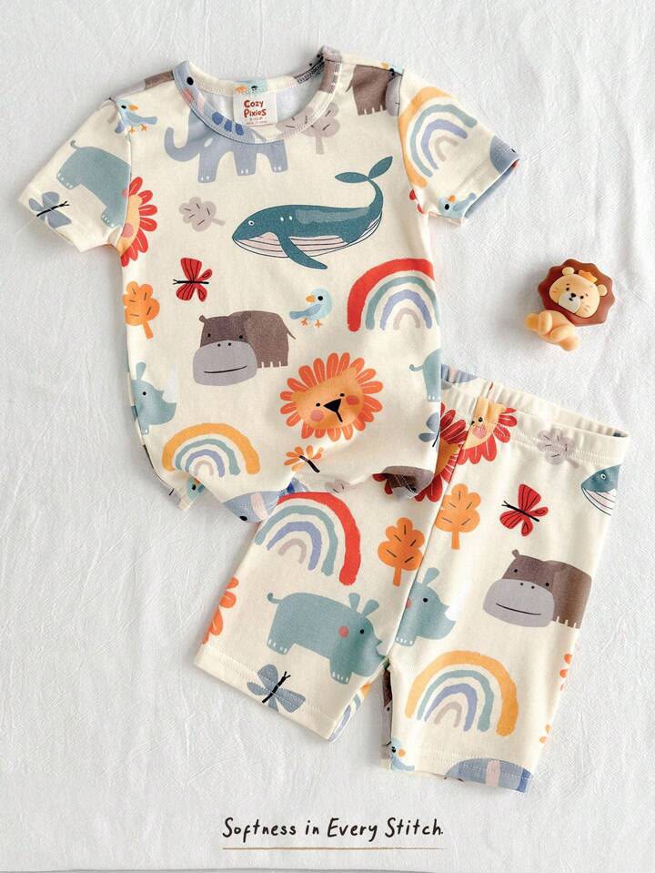 Boy Floral Bow Pajamas