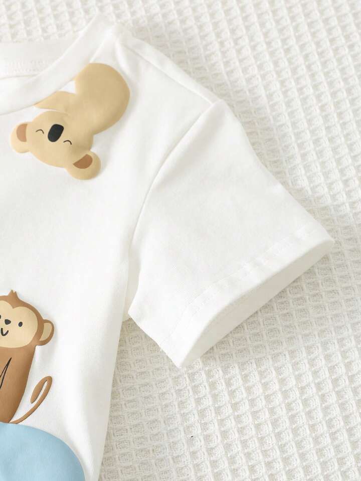 Boy Knit Cartoon Set