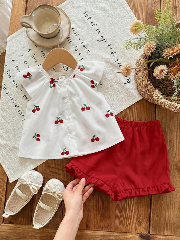 Girl Floral Summer Set