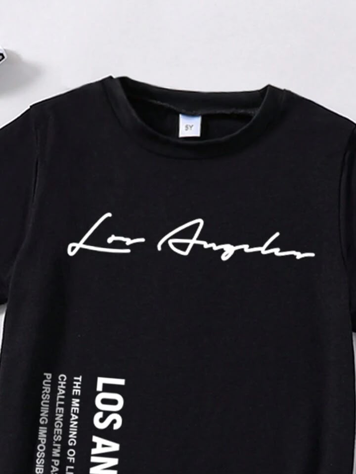 Boy Denim Letter Set