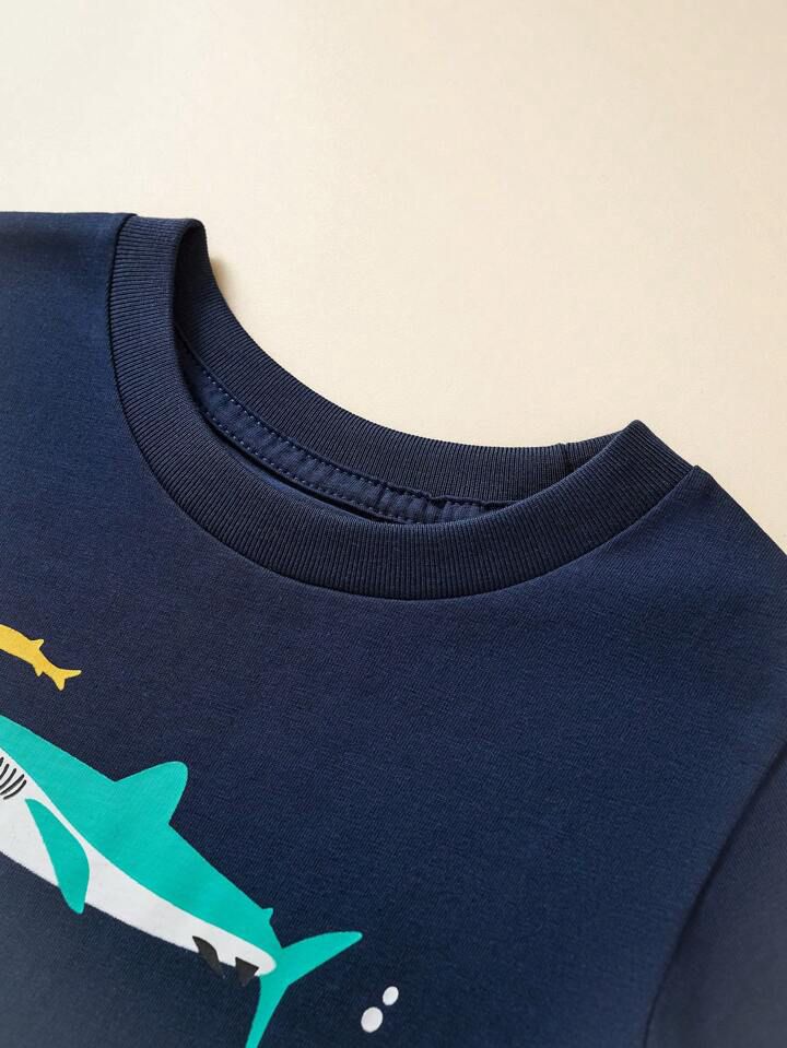 Boy Cartoon Casual T Shirt