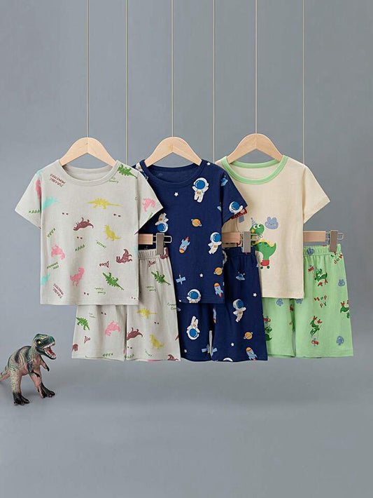 6pcs/Set Boys Pajamas
