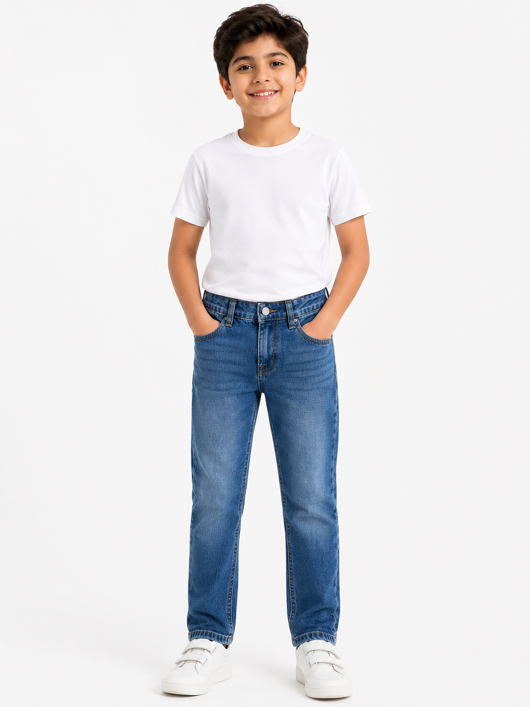 Boys Classic Straight Fit Denim Jeans Medium