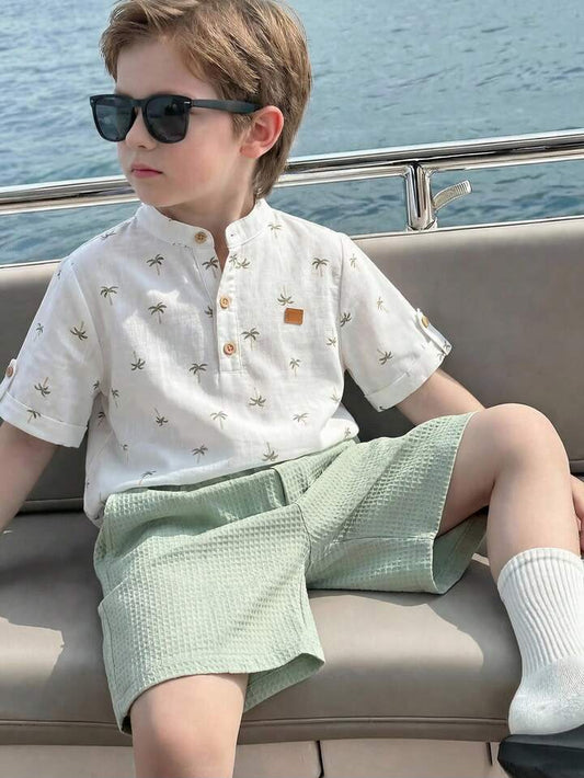 Boy Cartoon Solid Set