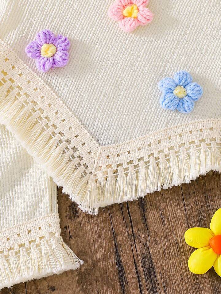2pcs Young Girl Bubble Crinkle Fabric  Set