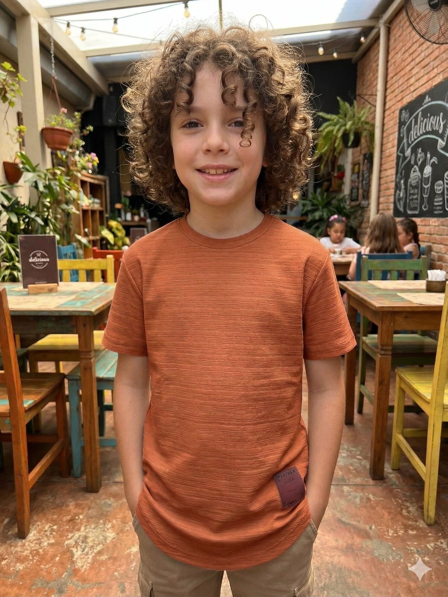 Boys Essential Textured T-Shirt