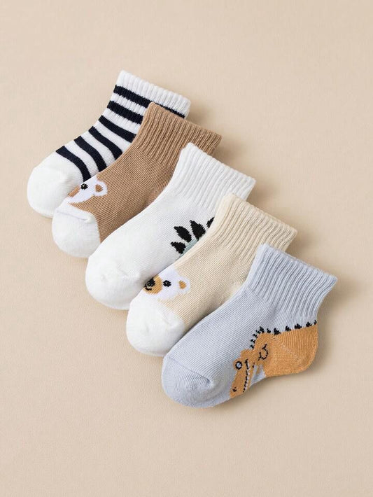 5 Pairs Baby Boy Socks
