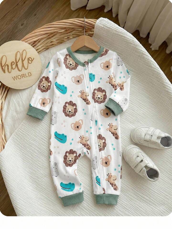 Girl Knit Cartoon Romper