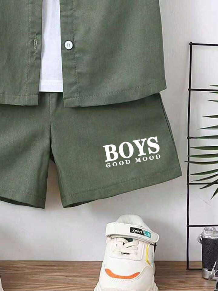 Boy Letter Casual Set