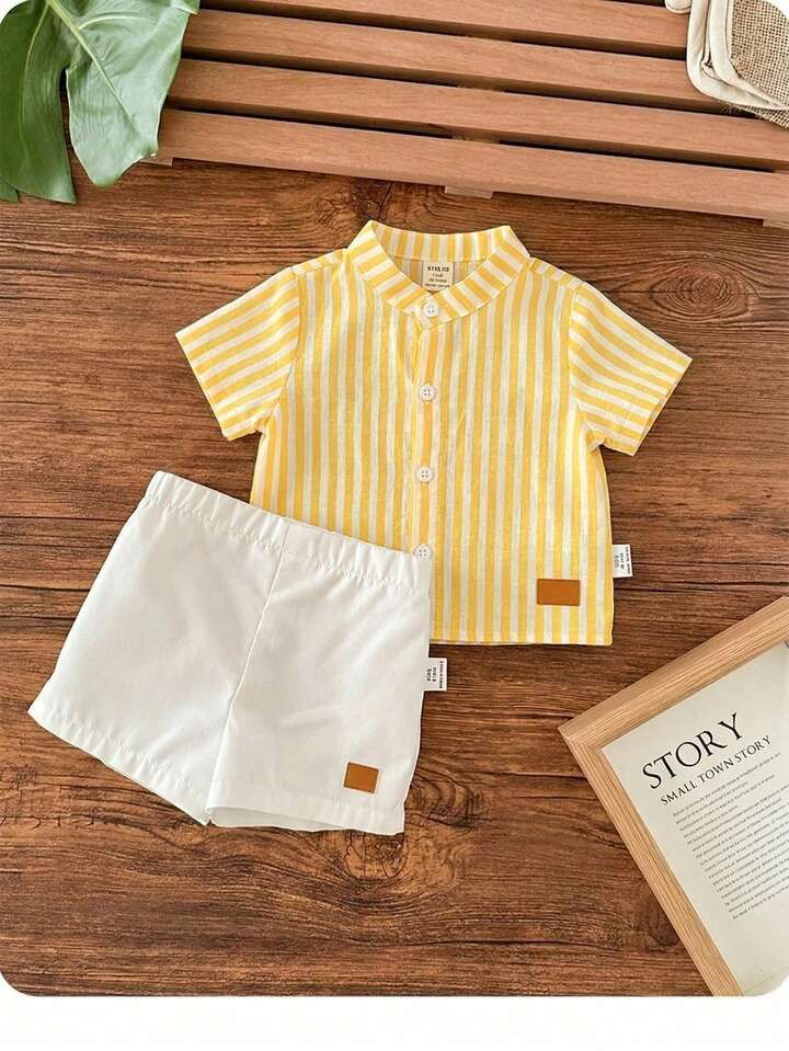 Boy Striped Casual Set