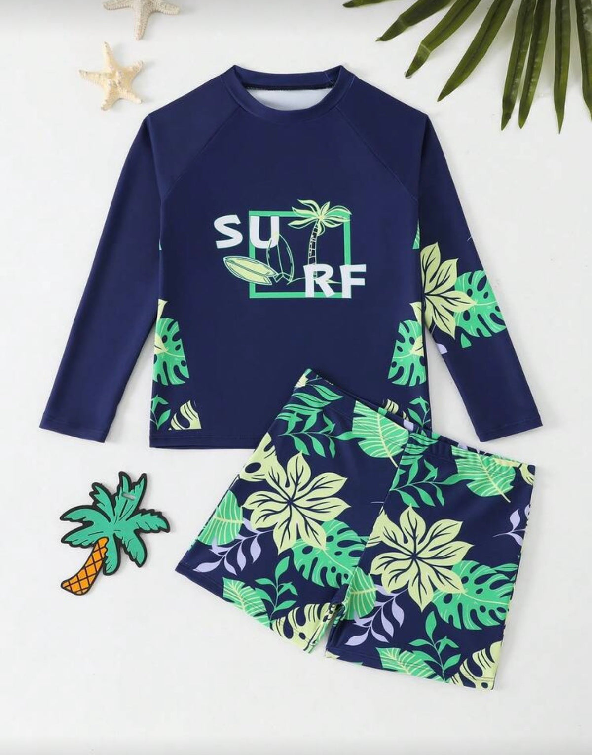 Tween Boys Swimwear,Navy Blue