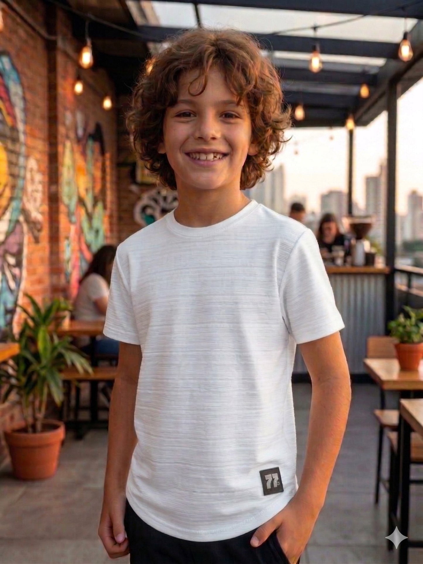 Boys Essential Textured T-Shirt