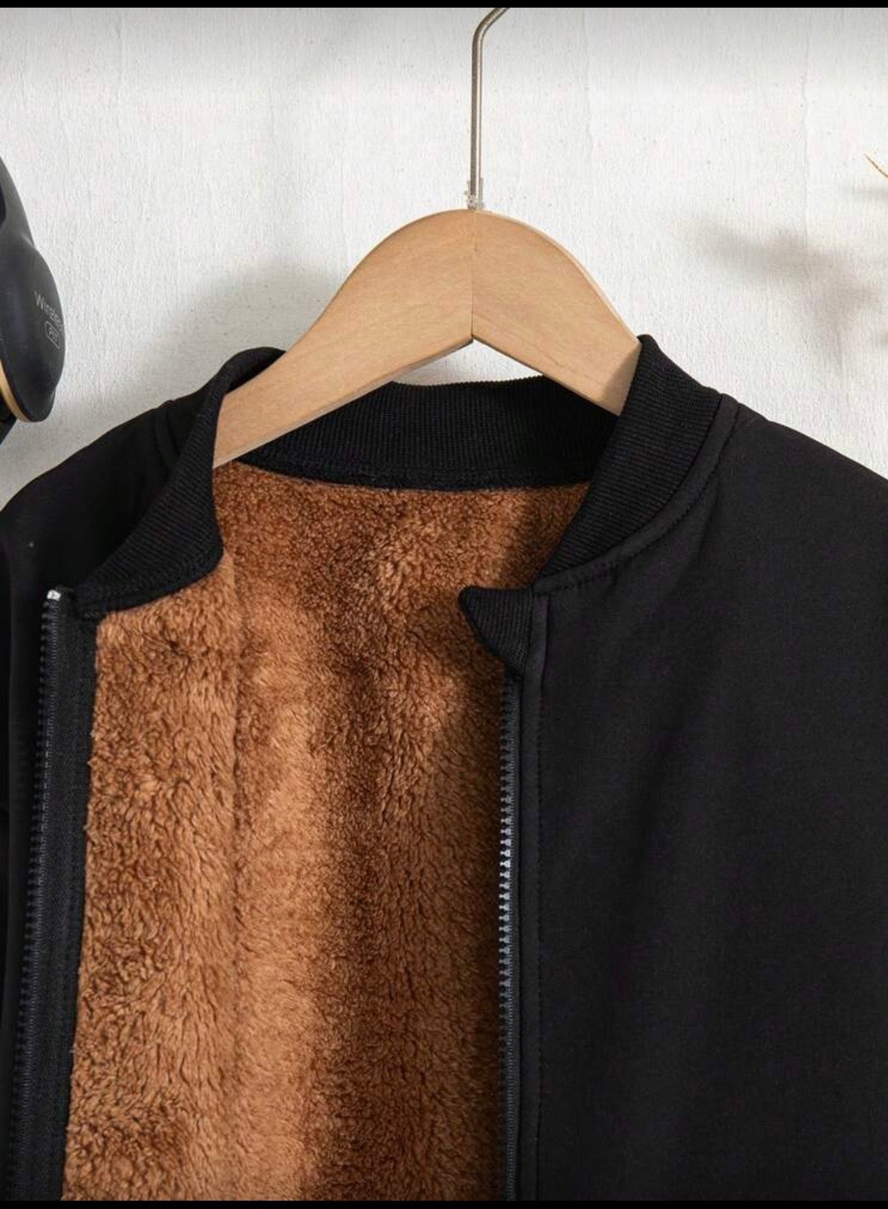 Boys' Casual Solid Color Zip-Up Raglan Long Sleeve Fleece Jacket Outerwear, Autumn/Winter