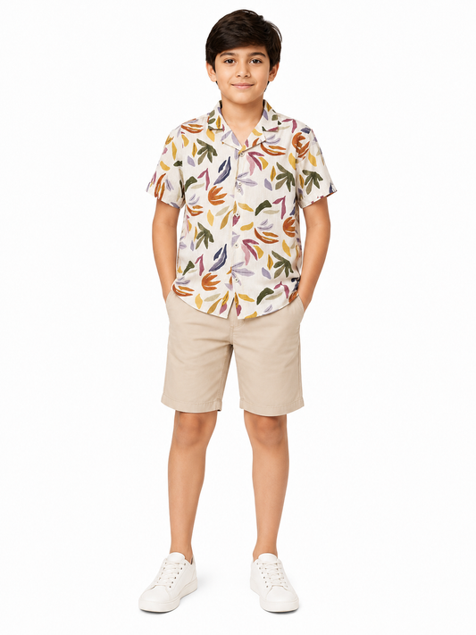Boys Light Gabardine Shorts