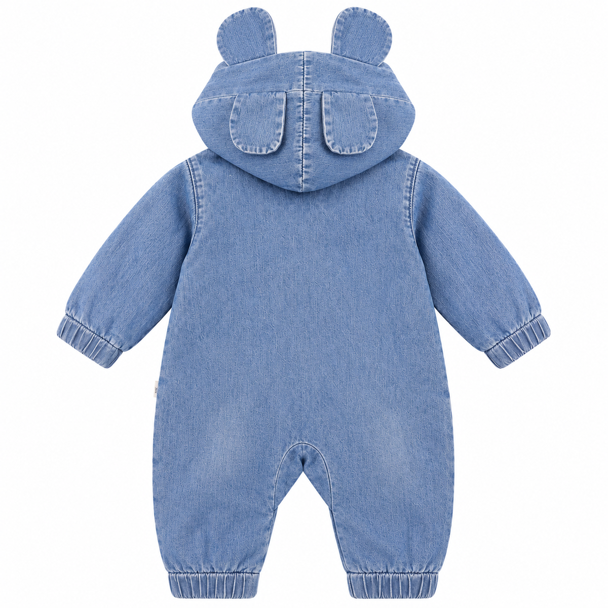 Small Baby Lined Denim Slopet with Kitty & Bow Pockets