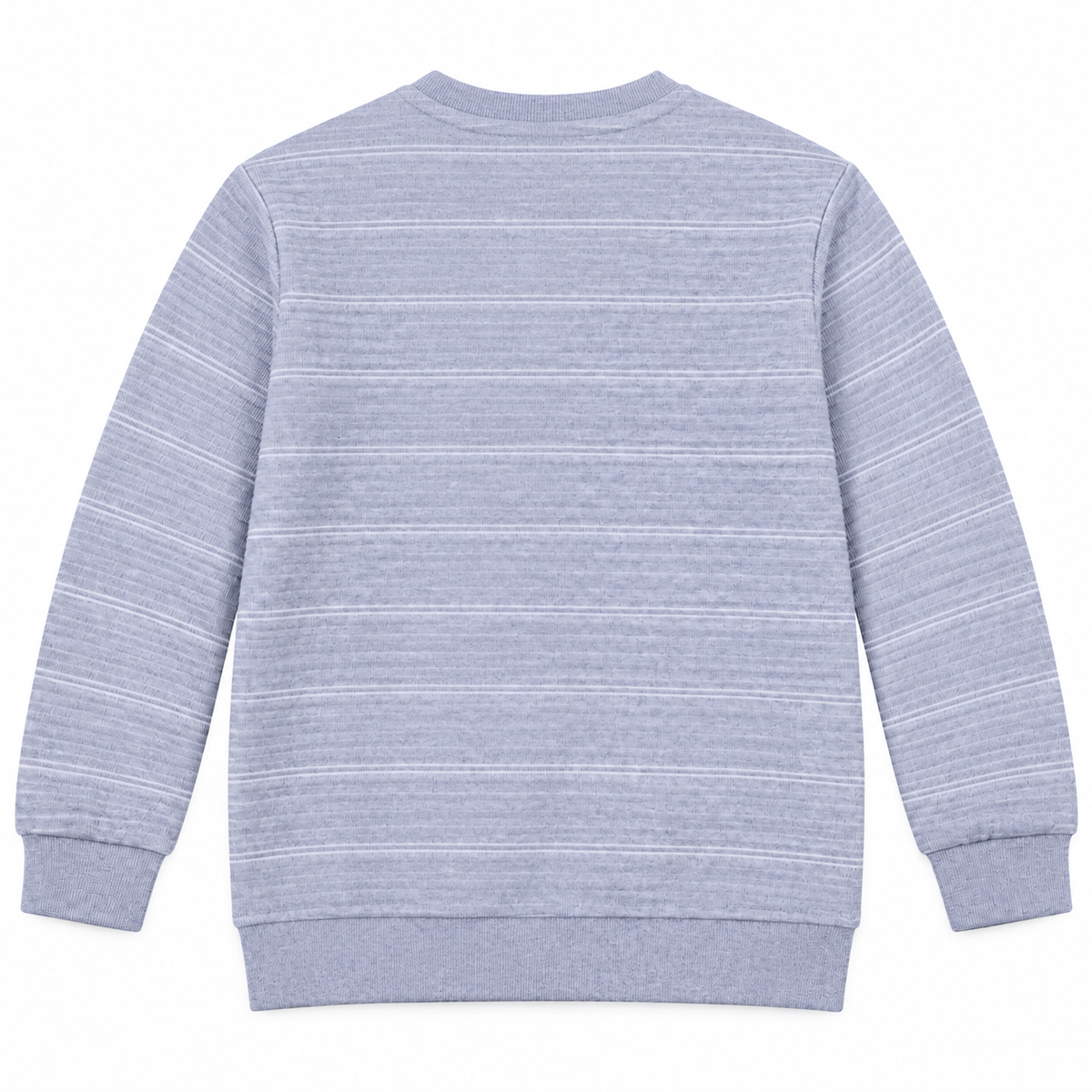 Kids Striped Half-Zip Sweatshirt - Kidzo Z1185C