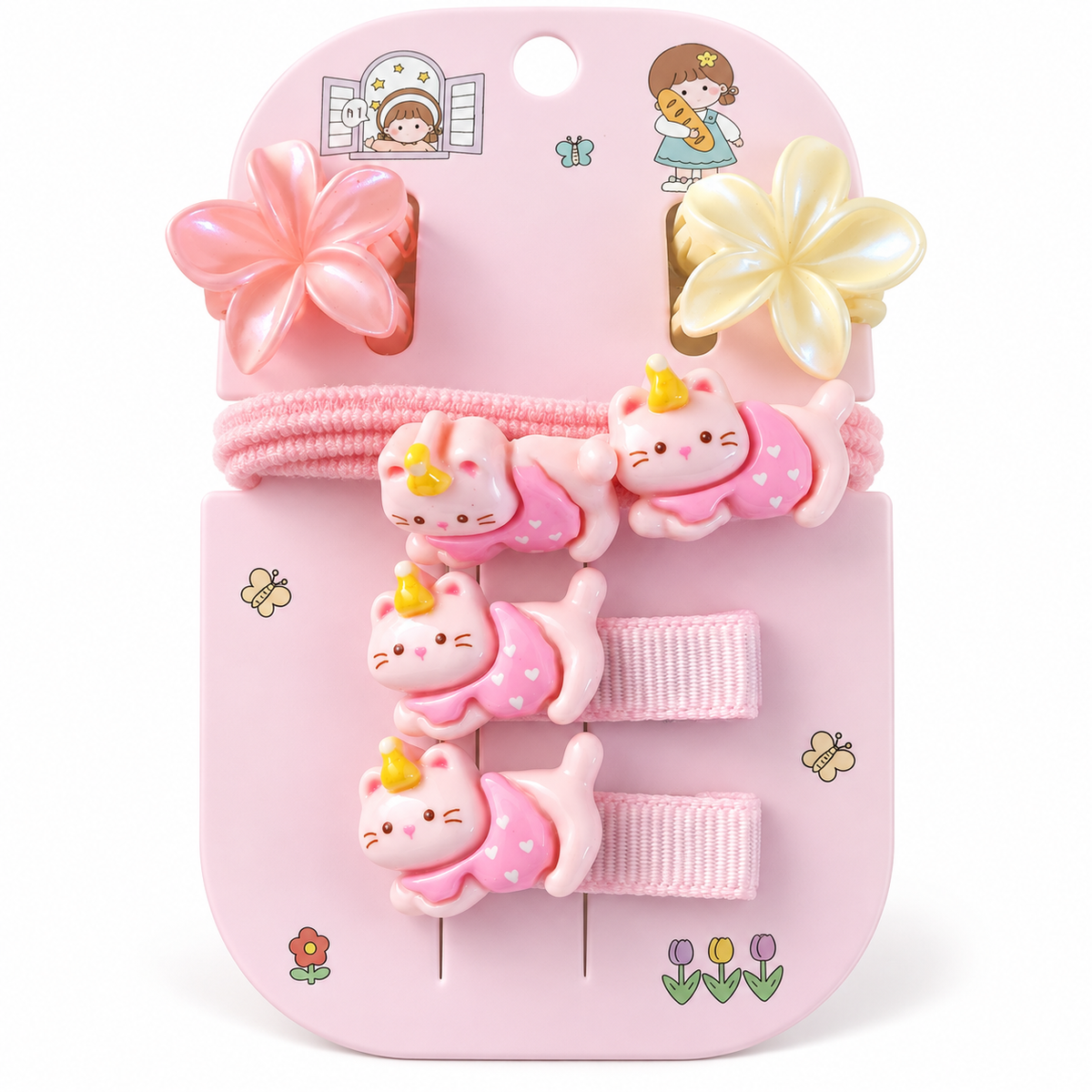 Cute Cartoon Hair Clip Set for Girls