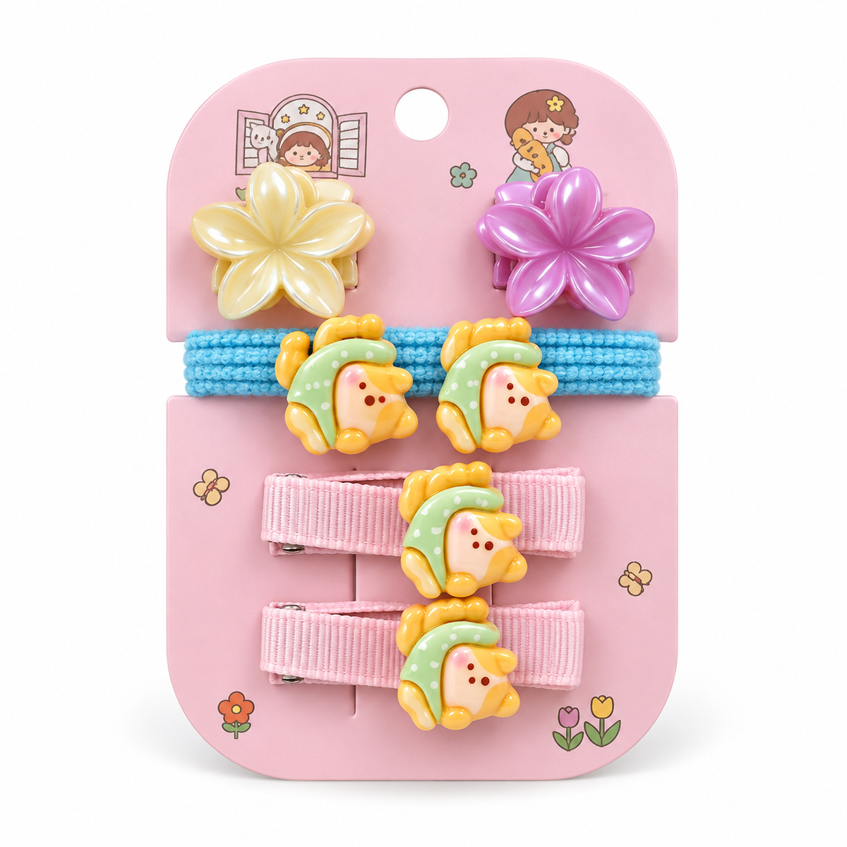 Cute Cartoon Hair Clip Set for Girls