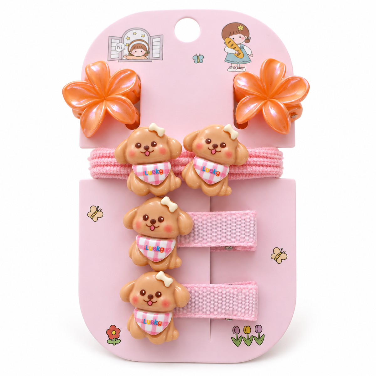 Cute Cartoon Hair Clip Set for Girls