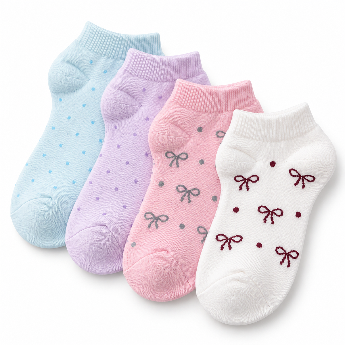 Printed Girls Socks - Pack of 3