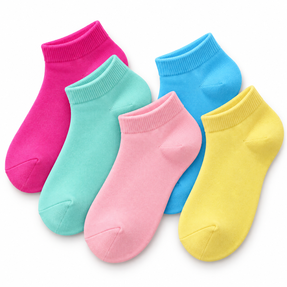 Plain Girls Socks - KITTY Pack of 3