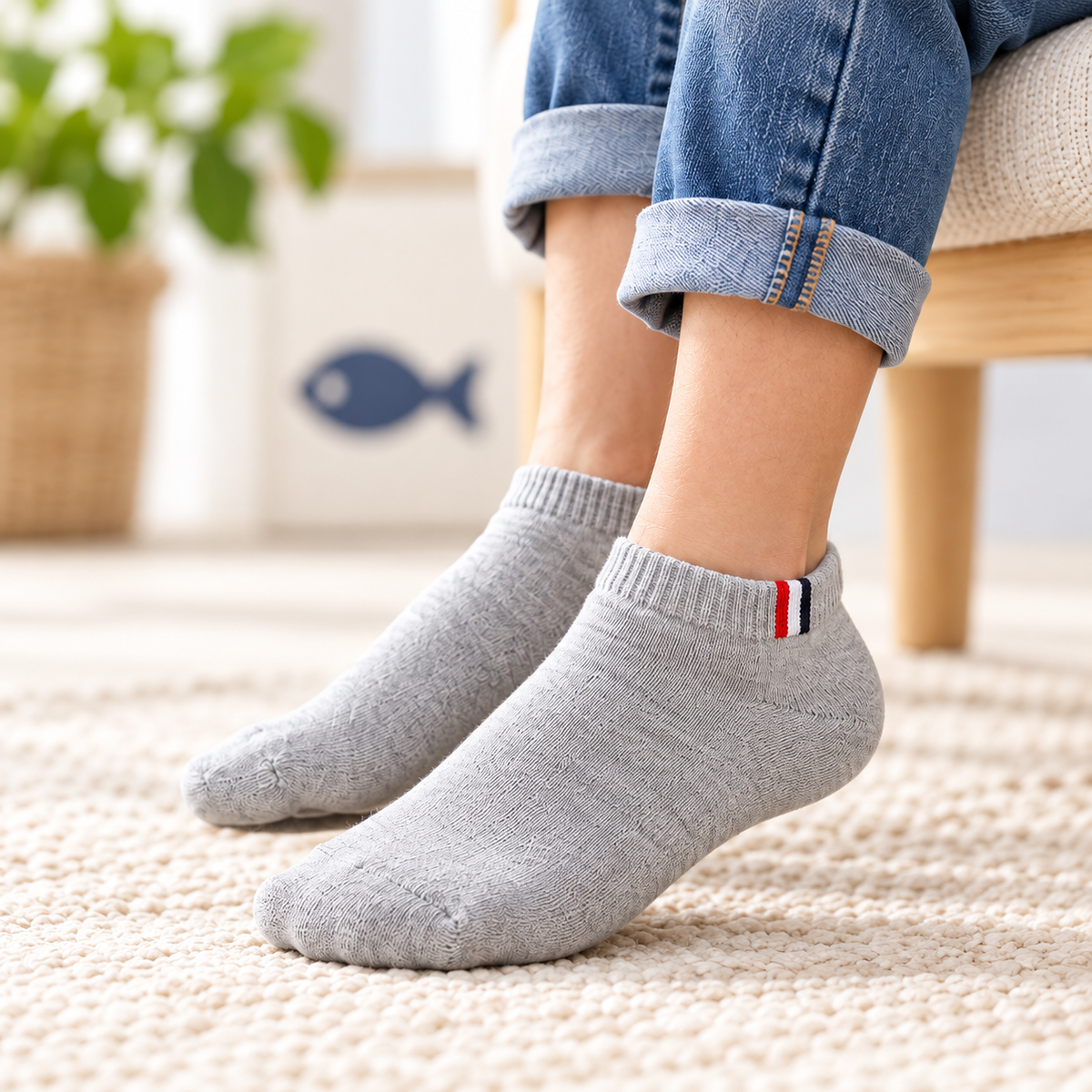 Plain Boys Socks - NEMO  Pack of 3