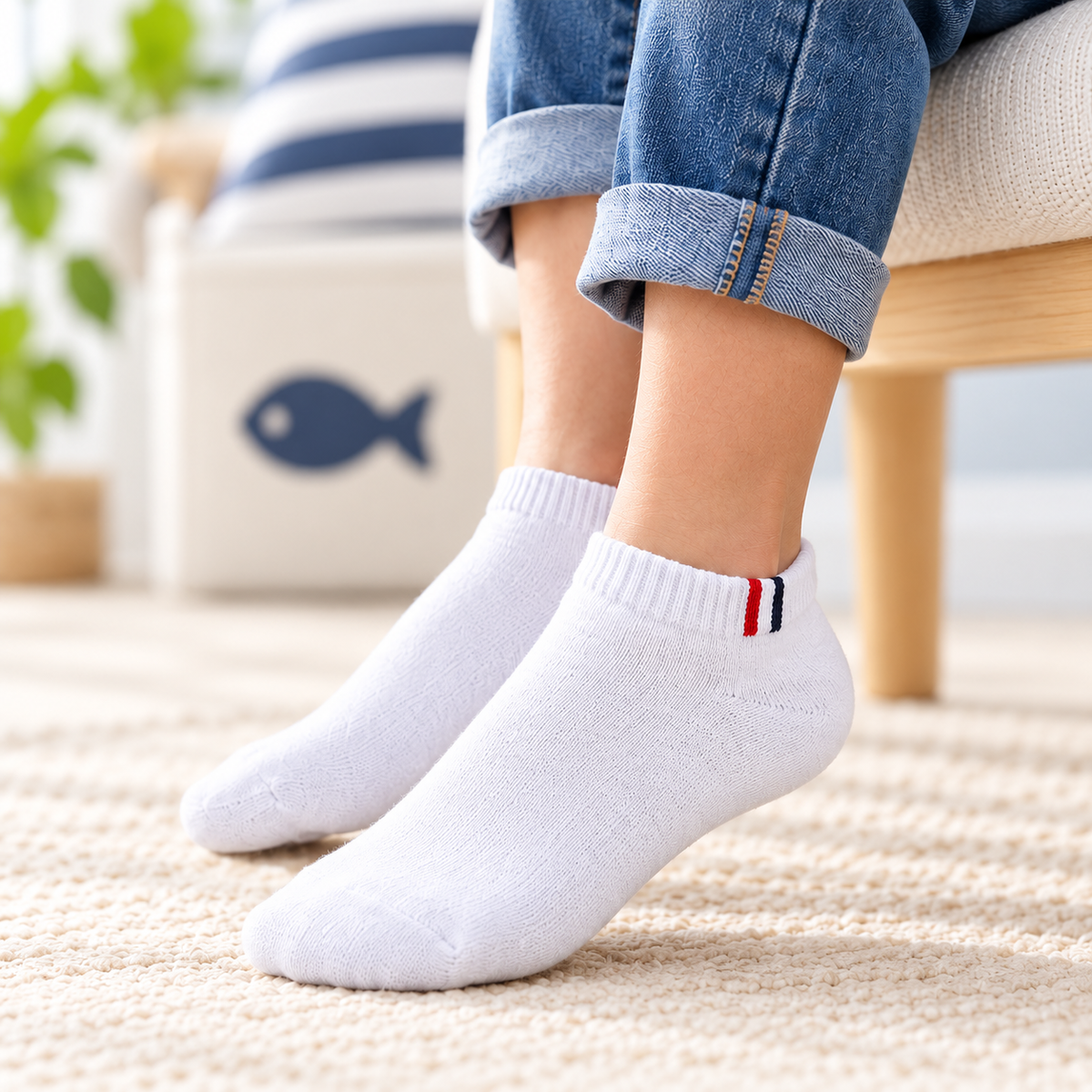 Plain Boys Socks - NEMO  Pack of 3