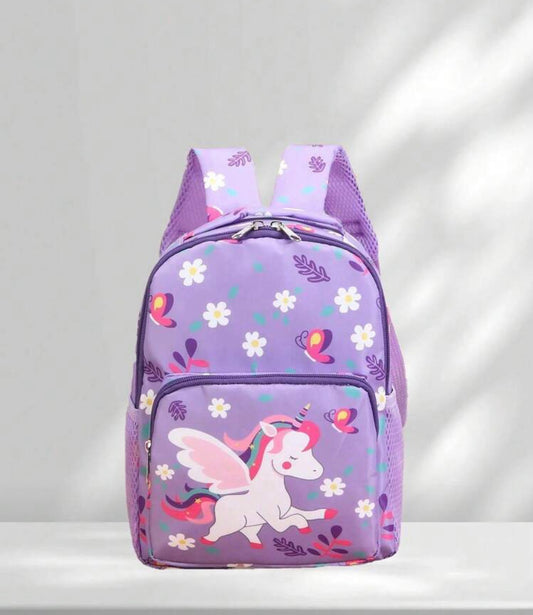 Purple Unicorn  Graphic Casual Backpack