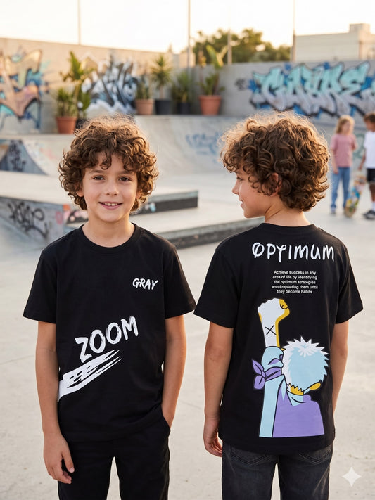 Boys Optimum Zoom Graphic T-Shirt