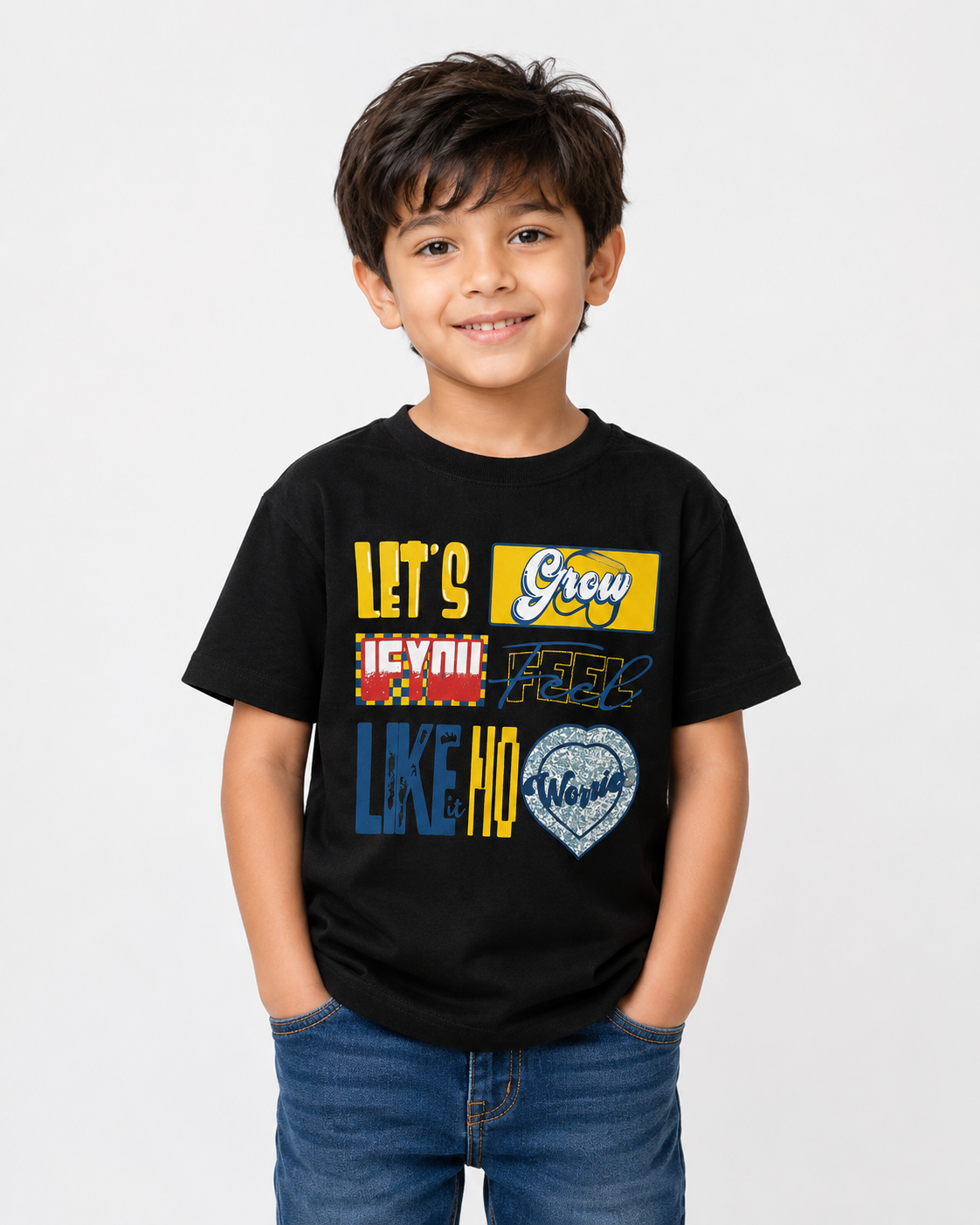 Positive Message Graphic T-Shirt