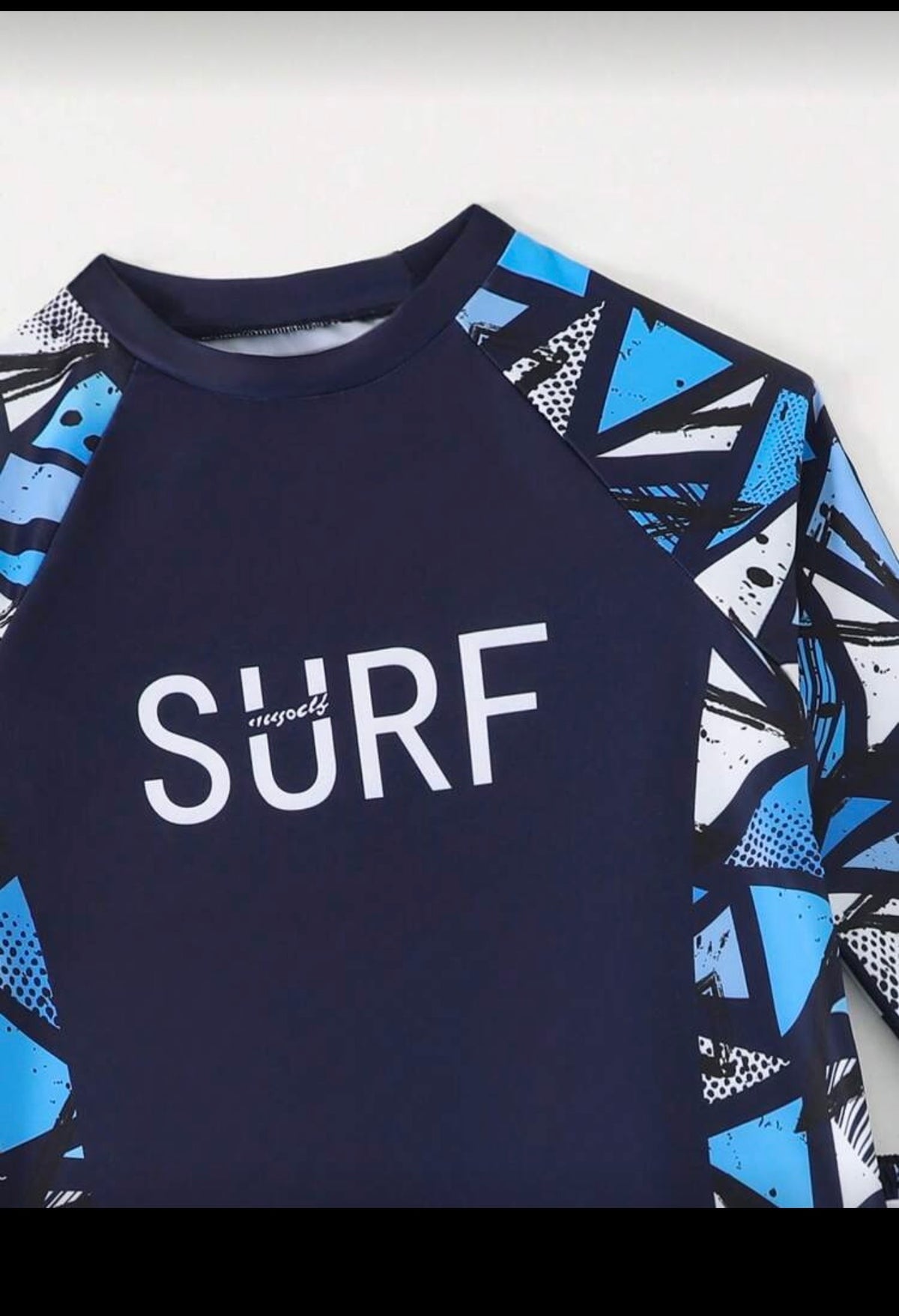 Boys Rash Guard Swimsuit Set