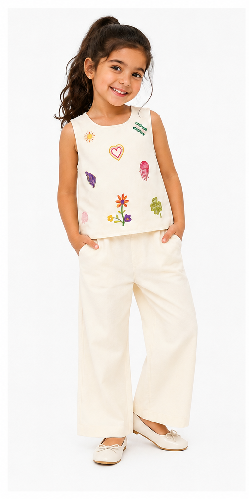 Girls Sequin Detail Set