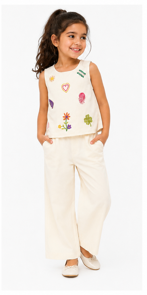 Girls Sequin Detail Set