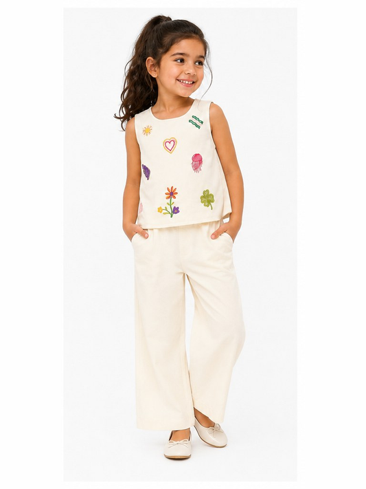 Bambino Girls Sequin Detail Set