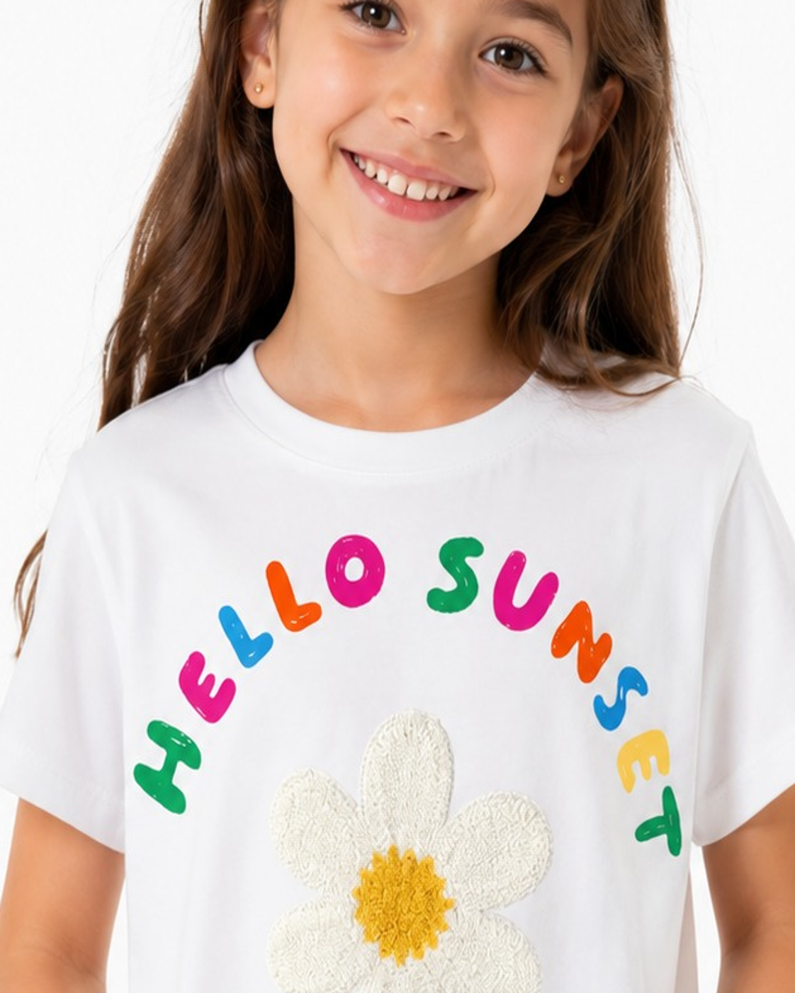 Girls Hello Sunset T-Shirt