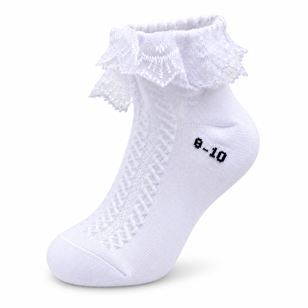 Lace School Socks