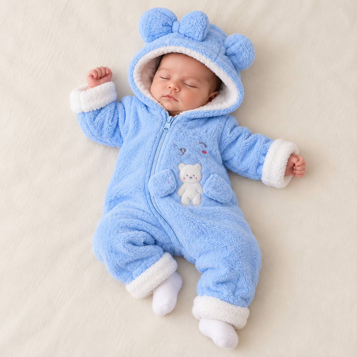 Small Baby Sherpa Teddy Bear Slopet
