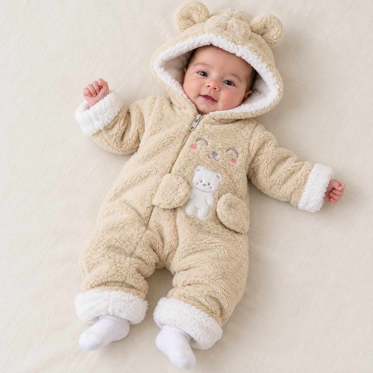 Small Baby Sherpa Teddy Bear Slopet