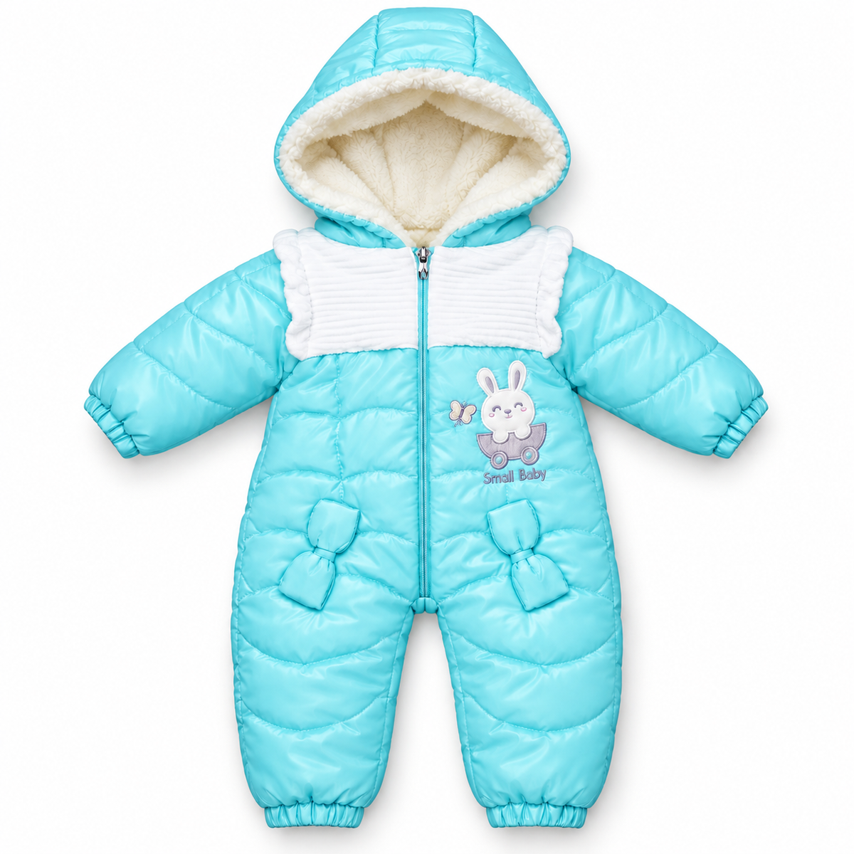 Small Baby Padded Bunny Snowsuit Slopet
