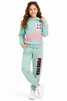 Star 606 Girls' Fleece Set - Petrol