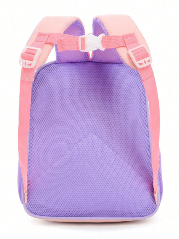Lightweight Colorful  Butterfly Print Cute Backpack