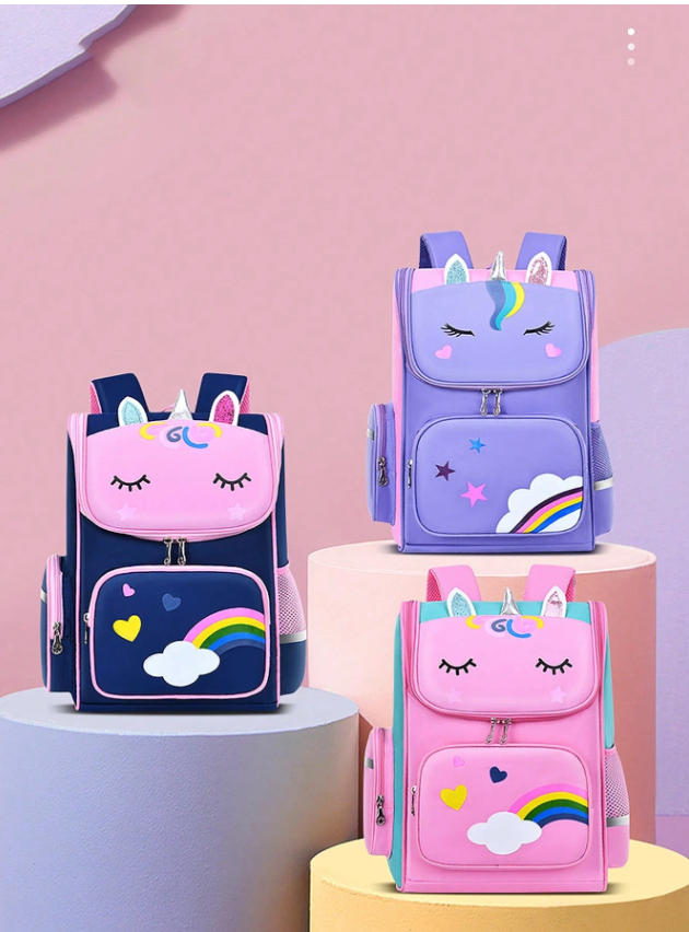 Unicorn Cute Lightweight Girls  Backpack