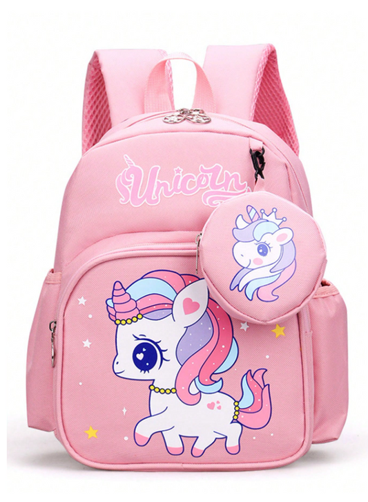 Cute Unicorn Versatile School Backpack