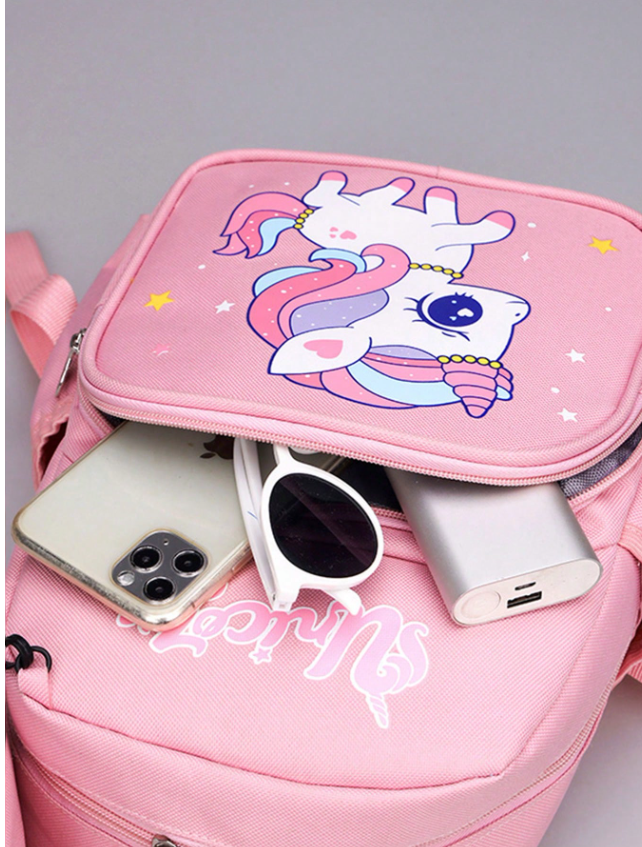 Cute Unicorn Versatile School Backpack
